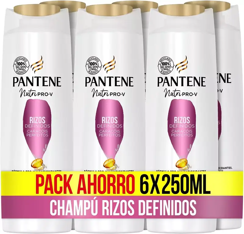 6x Champús Pantene Pro-V "Rizos Definidos" 6x Champús Pantene Pro-V "Rizos Definidos"