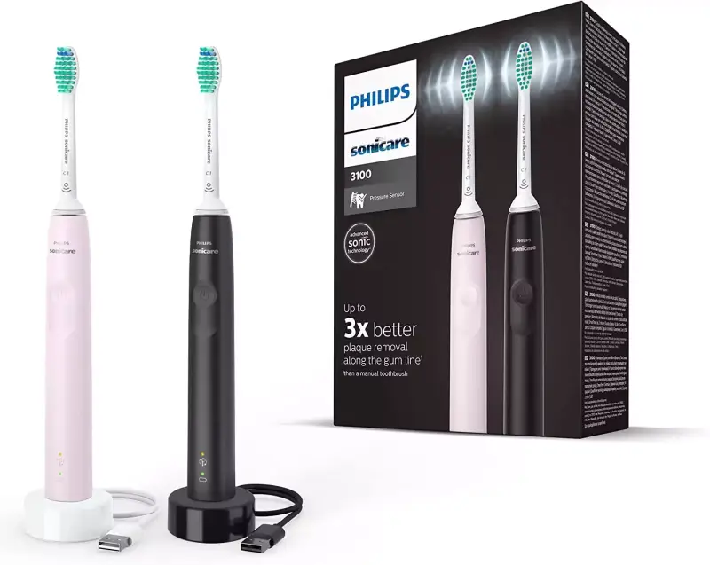 2 cepillos sónicos Philips Sonicare 3100 2 cepillos sónicos Philips Sonicare 3100