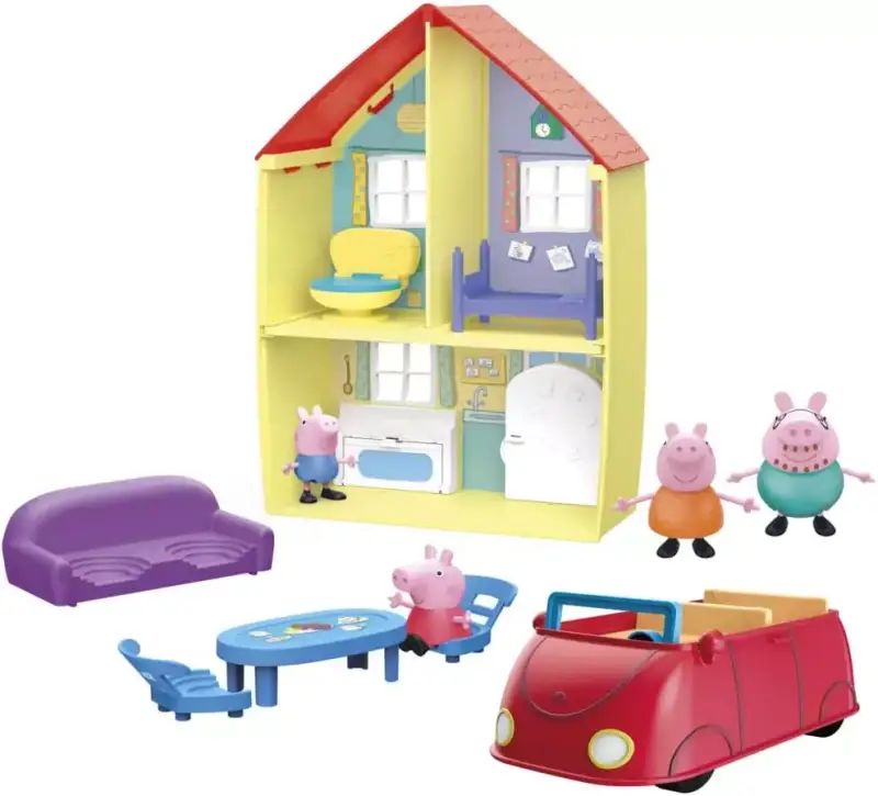 Playset La casa de la familia de Peppa Pig + accesorios Playset La casa de la familia de Peppa Pig + accesorios