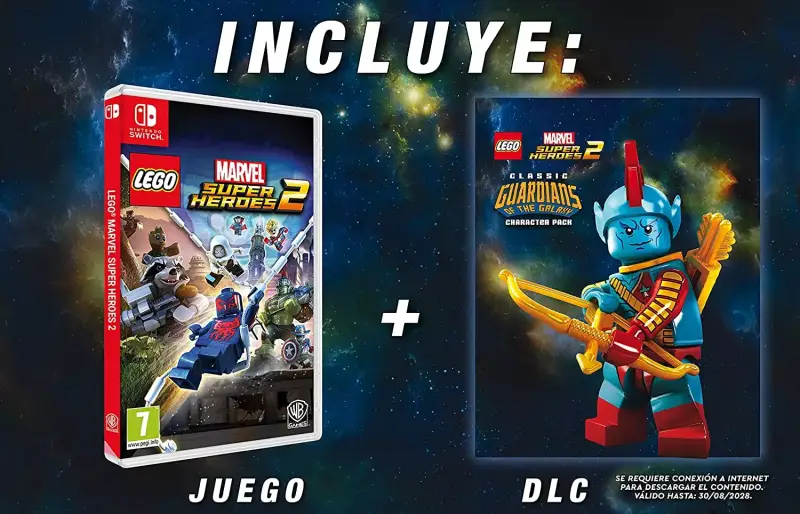 Lego Marvel Super Heroes 2 + DLC para Nintendo Switch Lego Marvel Super Heroes 2 + DLC para Nintendo Switch