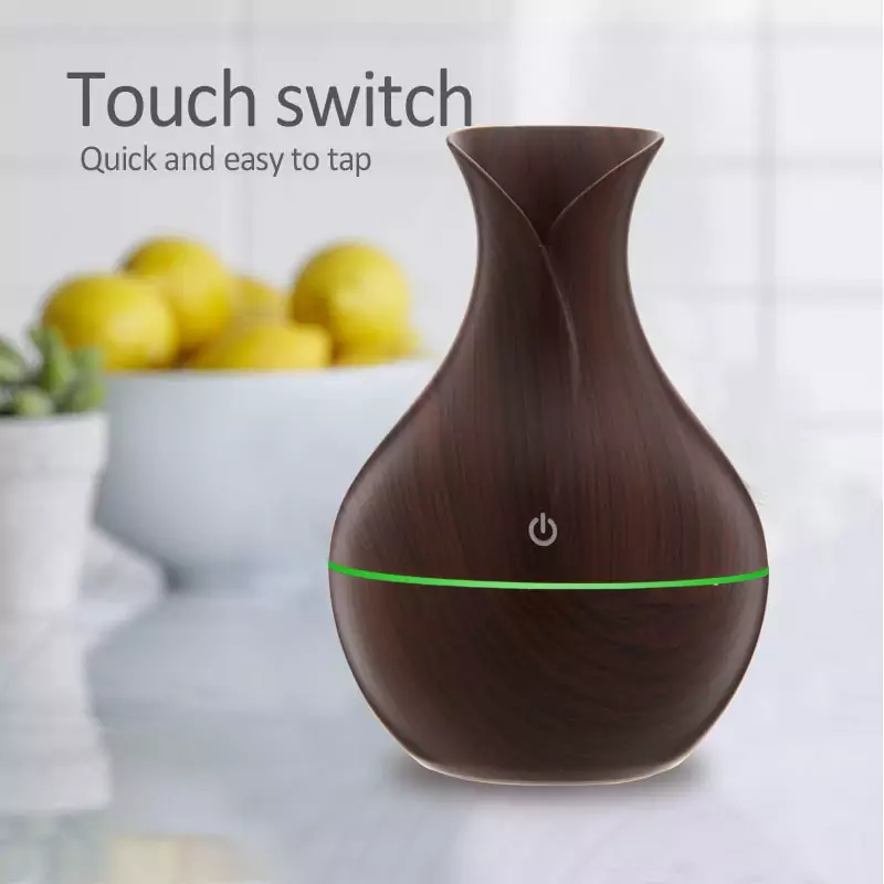 Humidificador USB de grano de madera Humidificador USB de grano de madera