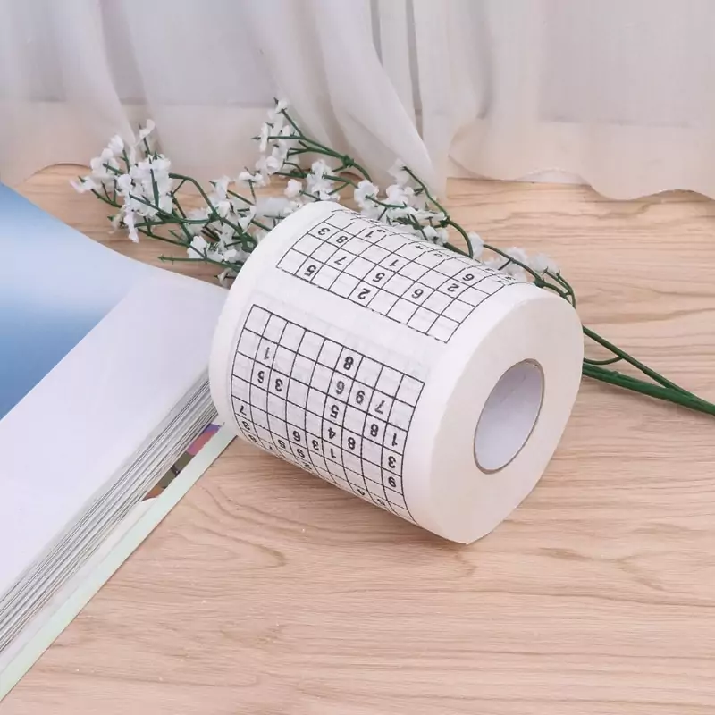 Papel higiénico con estampado de Sudoku Papel higiénico con estampado de Sudoku