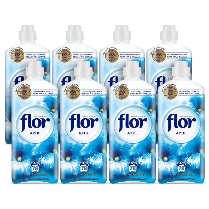 624 lavados Suavizante concentrado Flor Azul 624 lavados Suavizante concentrado Flor Azul