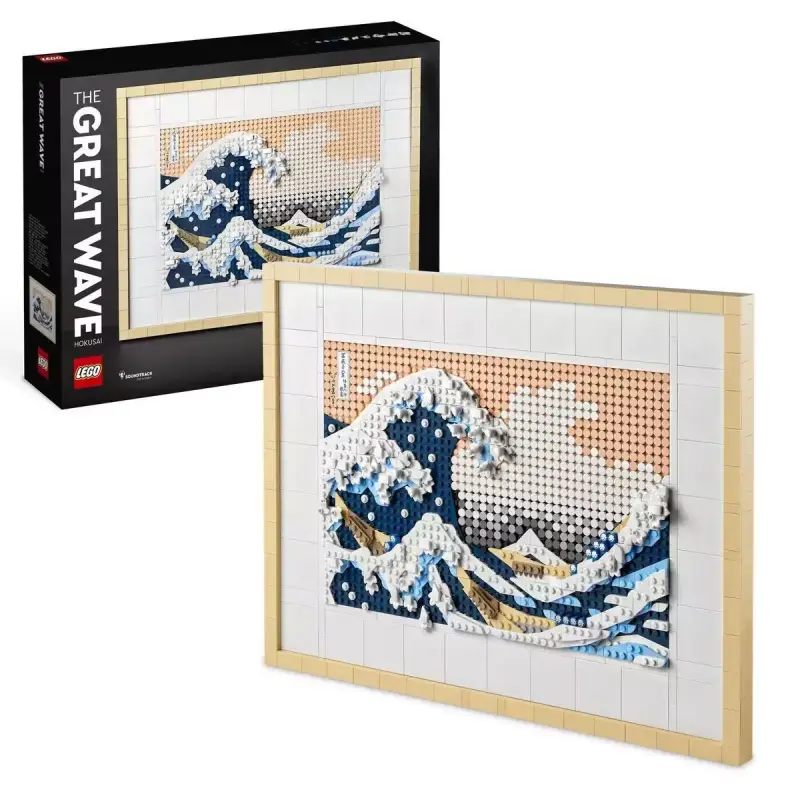 LEGO ART Hokusai: La Gran Ola cuadro en 3D LEGO ART Hokusai: La Gran Ola cuadro en 3D