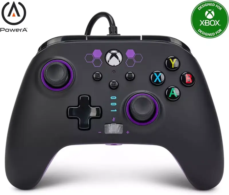 Mando con cable mejorado PowerA para Xbox Series X|S Mando con cable mejorado PowerA para Xbox Series X|S