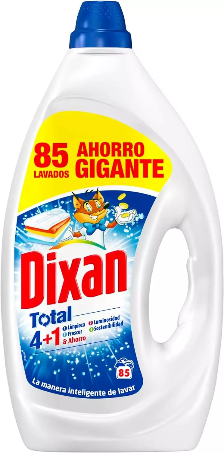 2 detergentes Líquido Dixan Gel Total 4+1 2 detergentes Líquido Dixan Gel Total 4+1