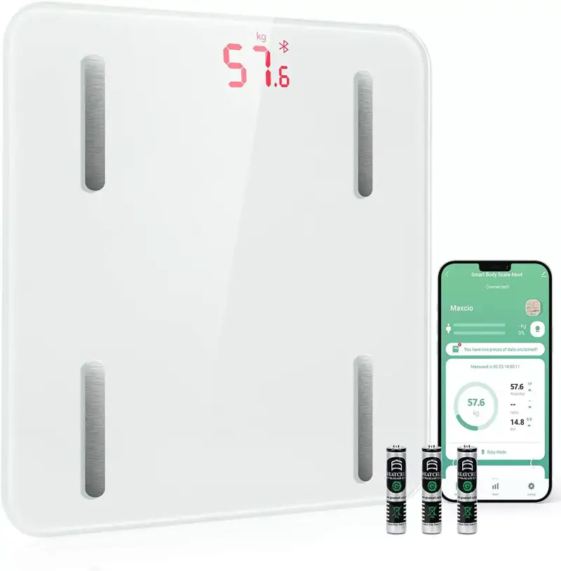 Báscula Grasa Corporal y Muscular con 13 Datos de Composición Corporal Incluido IMC Báscula Grasa Corporal y Muscular con 13 Datos de Composición Corporal Incluido IMC