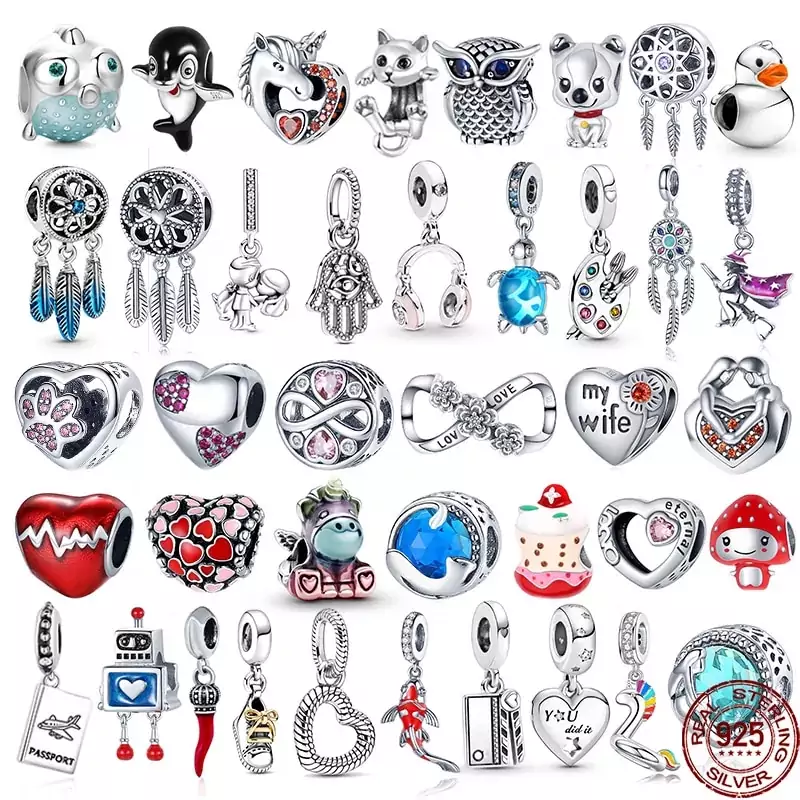 Abalorio de plata para pulsera Pandora Abalorio de plata para pulsera Pandora
