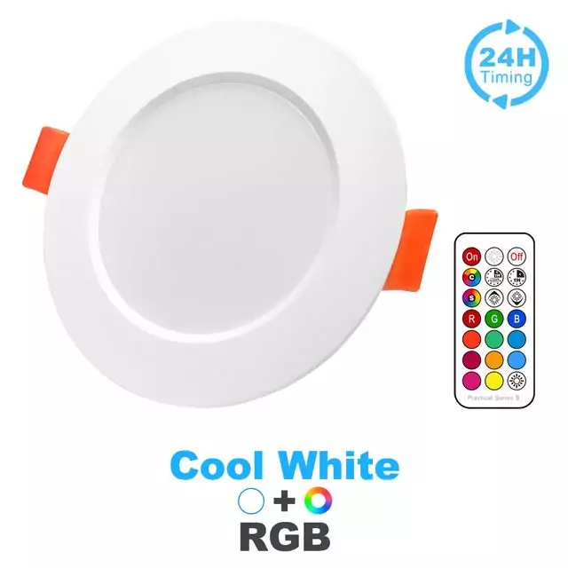Foco LED Empotrable con control remoto Foco LED Empotrable con control remoto