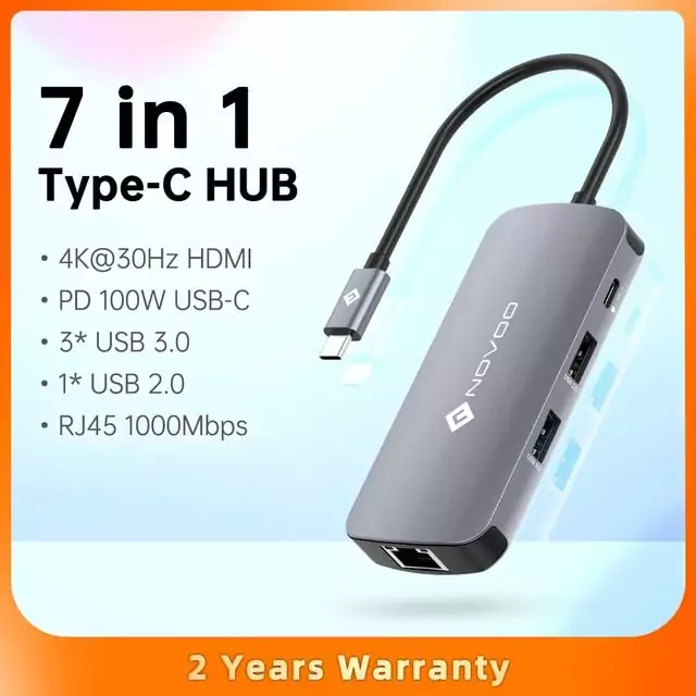 HUB USB.C 7 en 1 HUB USB.C 7 en 1