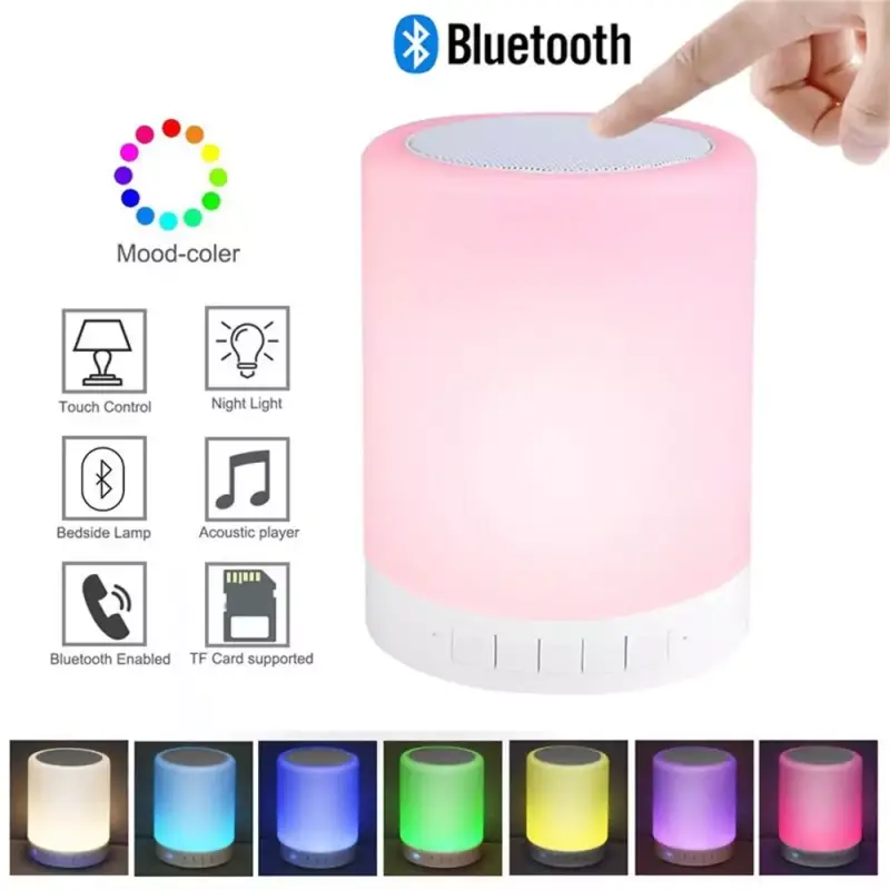 Luz nocturna con altavoz bluetooth Luz nocturna con altavoz bluetooth