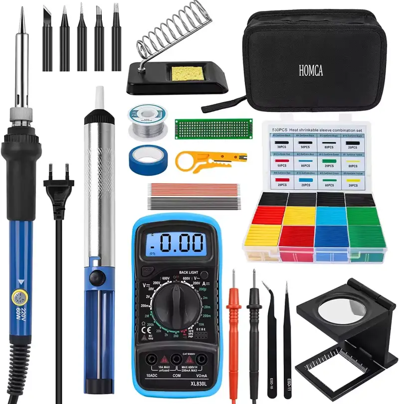 Kit soldador eléctrico + multímetro Kit soldador eléctrico + multímetro