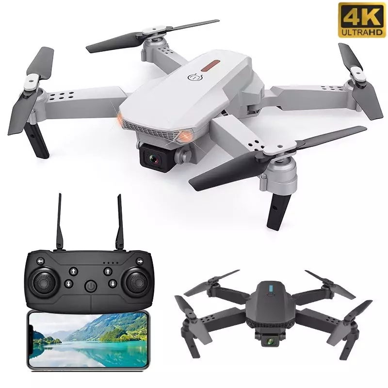 Dron cuadricóptero plegable E88 Pro con cámara HD 4K 1080P Dron cuadricóptero plegable E88 Pro con cámara HD 4K 1080P