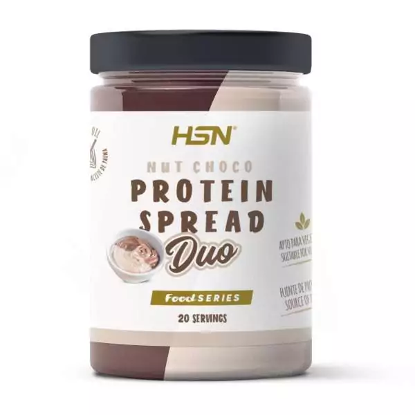 Crema Hiperproteica NutChoco DUO de HSN Chocolate y Avellanas Crema Hiperproteica NutChoco DUO de HSN Chocolate y Avellanas