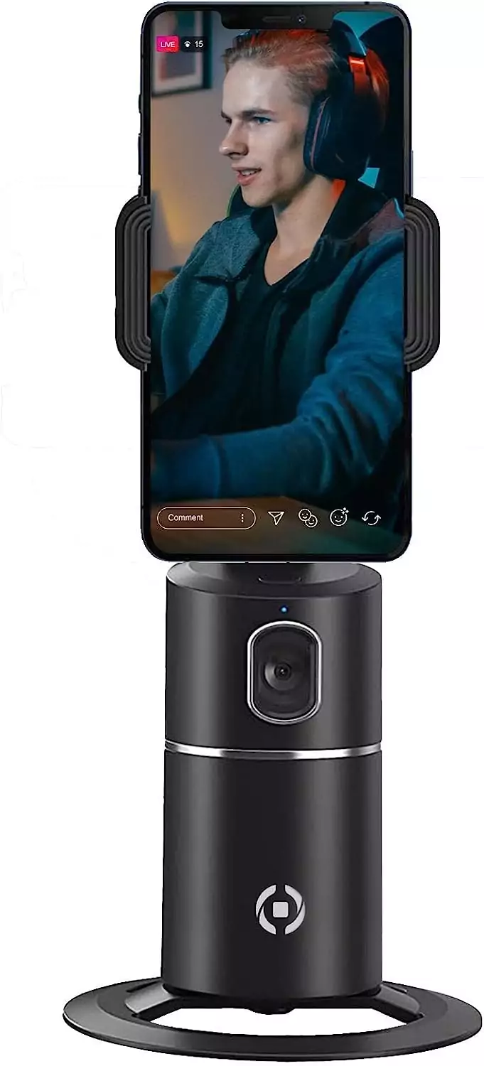 Soporte giratorio con sensor movimientos para móvil Soporte giratorio con sensor movimientos para móvil