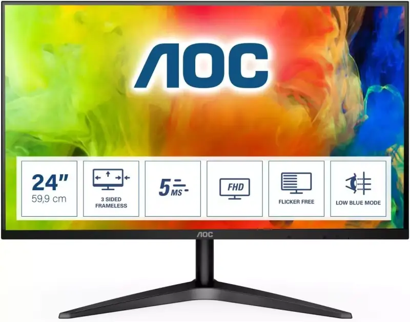 Monitor AOC 24" sin marcos Monitor AOC 24" sin marcos
