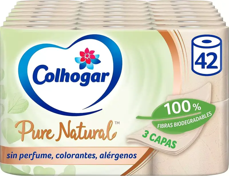 Colhogar Pure Natural 42 Rollos Colhogar Pure Natural 42 Rollos