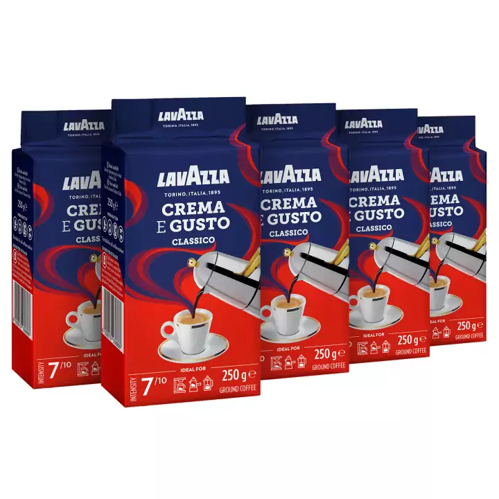 5x 250g Café molido natural Lavazza 5x 250g Café molido natural Lavazza