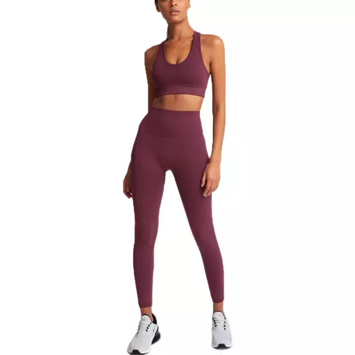 Conjunto de Yoga sin costuras para mujer Conjunto de Yoga sin costuras para mujer