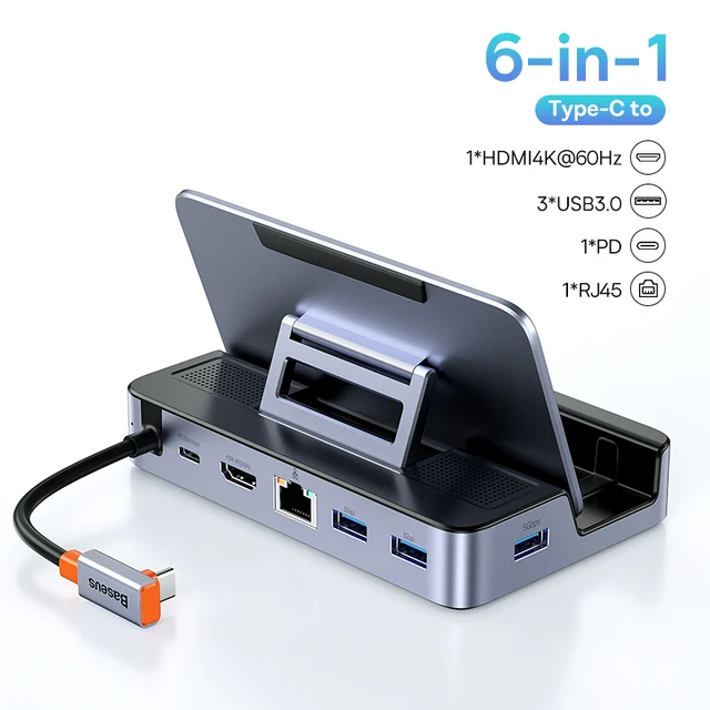 Estación USB-C Baseus para Steam Deck Estación USB-C Baseus para Steam Deck