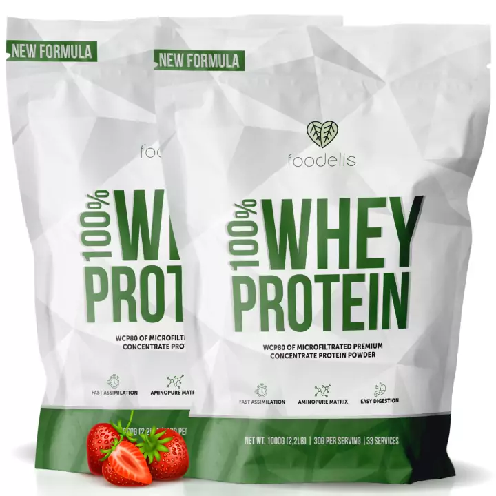 Proteinas Foodelis Whey 100% 2kg Proteinas Foodelis Whey 100% 2kg
