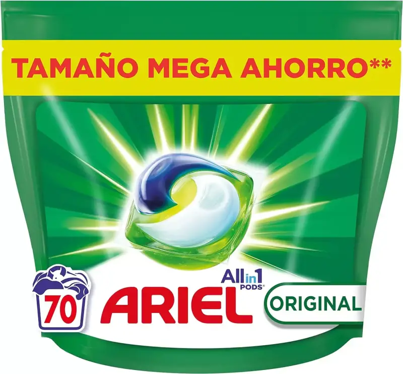 70 lavados Ariel All-in-One Detergente Líquido 70 lavados Ariel All-in-One Detergente Líquido