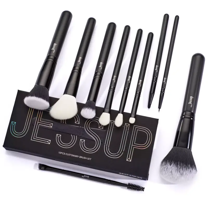 Set de 10 brochas de maquillaje Set de 10 brochas de maquillaje