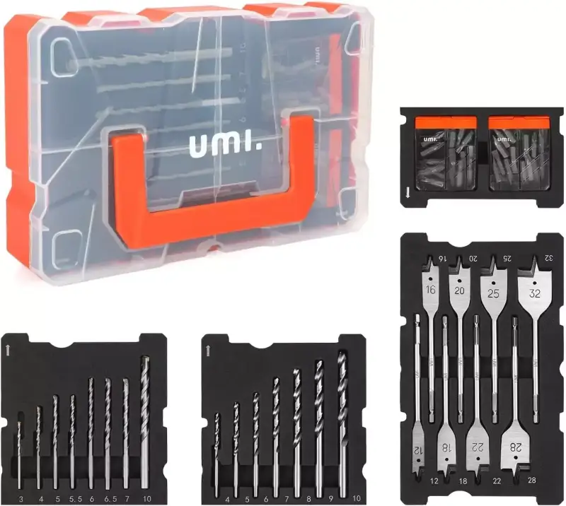 Juego de 55 piezas de puntas y brocas Umi Juego de 55 piezas de puntas y brocas Umi