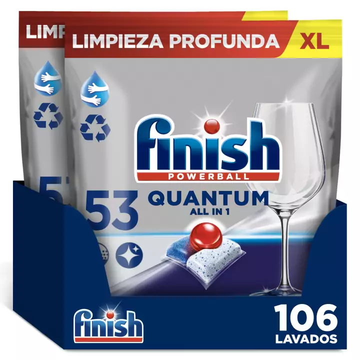 106 pastillas Finish Quantum All in 1 106 pastillas Finish Quantum All in 1