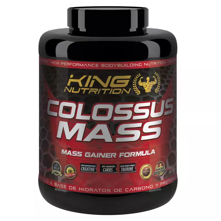 3Kg Proteína Creatina e hidratos Colossus Mass de King Nutrition 3Kg Proteína Creatina e hidratos Colossus Mass de King Nutrition