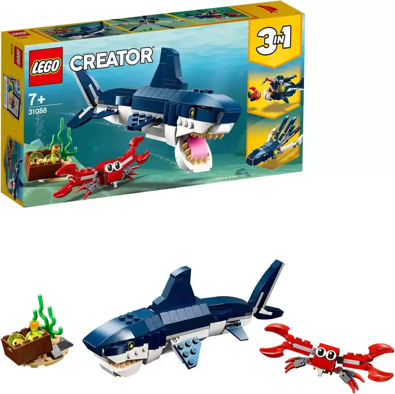 Juguete con figuras de animales de mar LEGO Creator 3 en 1 Juguete con figuras de animales de mar LEGO Creator 3 en 1