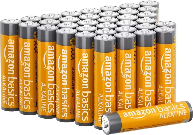 Paquete de 36 pilas alcalina AAA de 1.5V Amazon Paquete de 36 pilas alcalina AAA de 1.5V Amazon