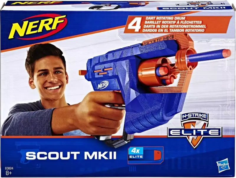 Nerf Elite Pistola Scout MkII Nerf Elite Pistola Scout MkII