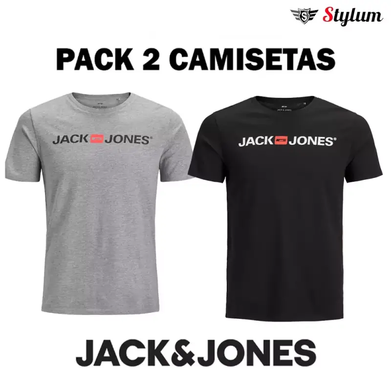 Pack 2 camisetas Jack & Jones Pack 2 camisetas Jack & Jones