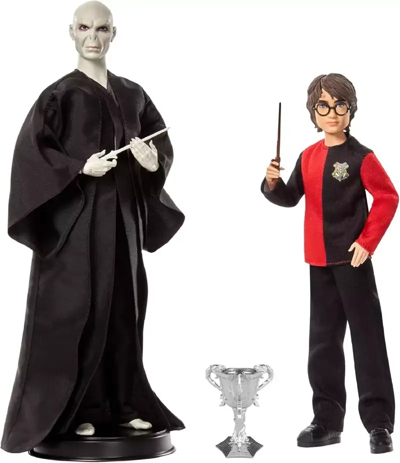 Pack de 2 muñecos Harry Potter vs Voldemort Pack de 2 muñecos Harry Potter vs Voldemort