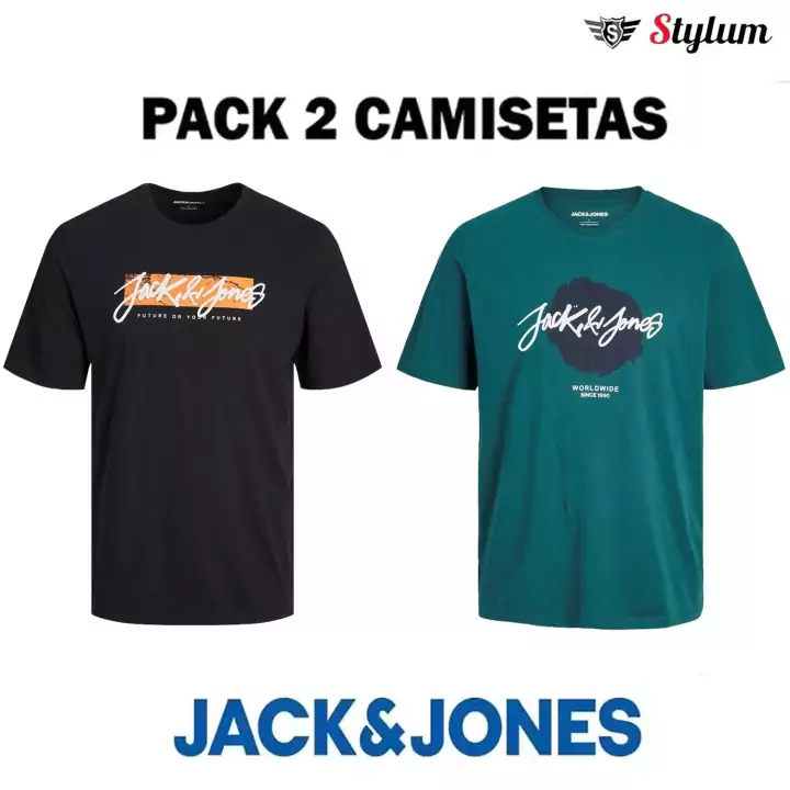 Pack 2 camisetas Jack & Jones Pack 2 camisetas Jack & Jones