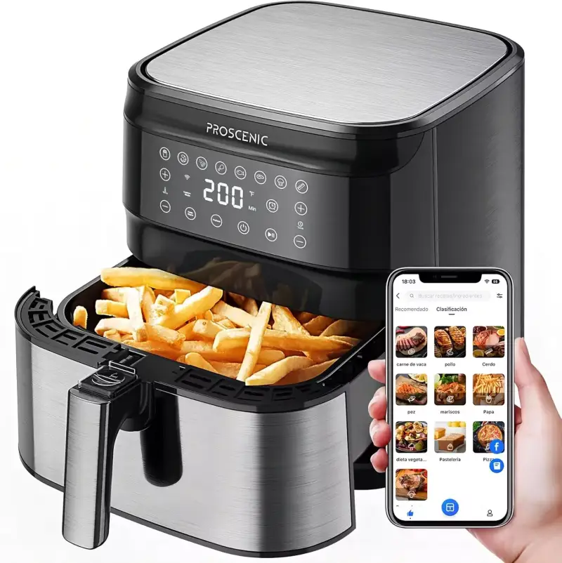 Freidora de aire Proscenic T21 5.5L WiFi Freidora de aire Proscenic T21 5.5L WiFi