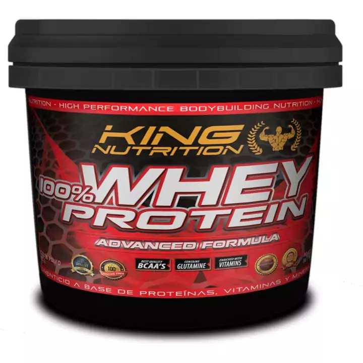 Proteína concentrada King Nutrition 100% Whey Protein 4Kg Proteína concentrada King Nutrition 100% Whey Protein 4Kg