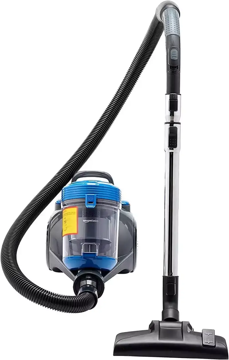 Potente aspirador de cilindro sin bolsa Amazon Basics 700W 2L Potente aspirador de cilindro sin bolsa Amazon Basics 700W 2L