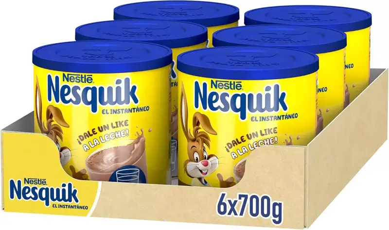 12x 700gr Lata Nesquik Cacao Soluble Instantáneo 12x 700gr Lata Nesquik Cacao Soluble Instantáneo