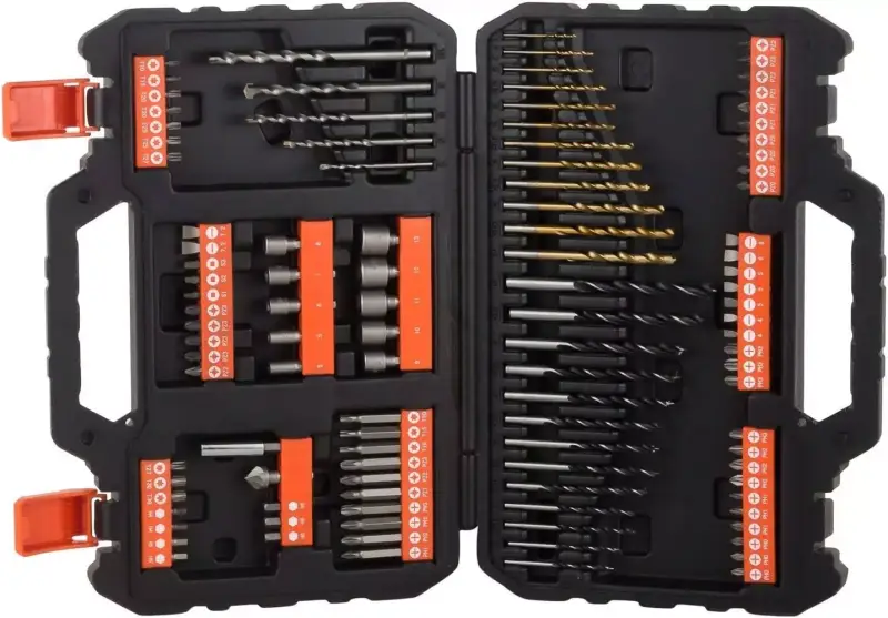 BLACK+DECKER A7200 Juego de 109 piezas para atornillar y taladrar BLACK+DECKER A7200 Juego de 109 piezas para atornillar y taladrar