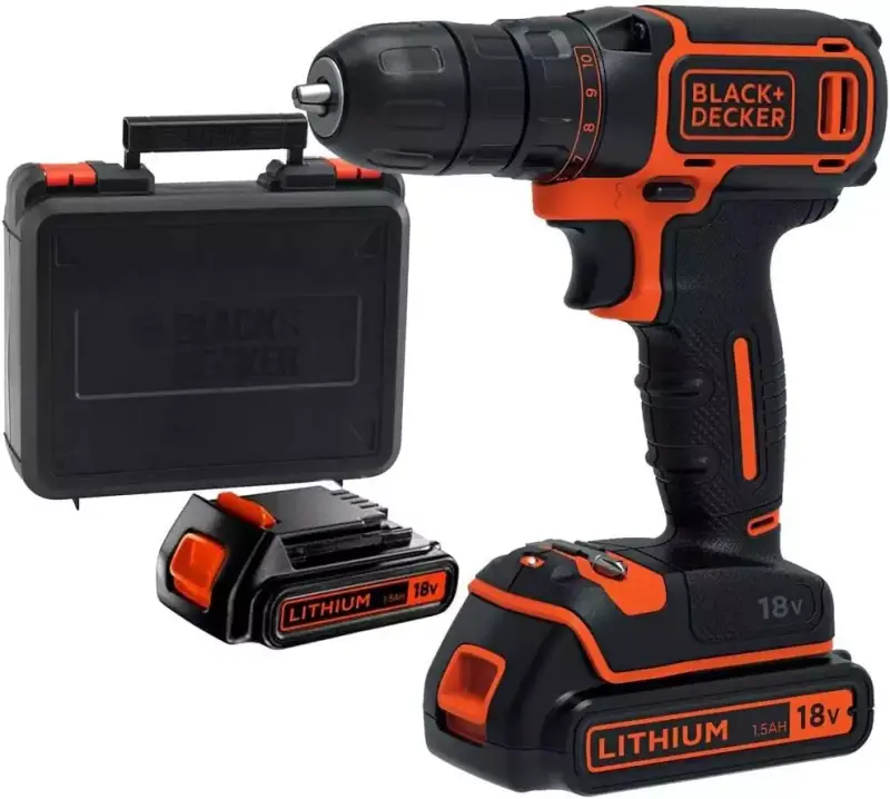 Taladro atornillador 18V BLACK+DECKER BDCDC18KB Taladro atornillador 18V BLACK+DECKER BDCDC18KB