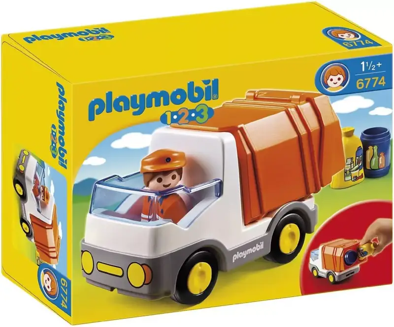 PLAYMOBIL 1,2,3 Camión de la Basura PLAYMOBIL 1,2,3 Camión de la Basura