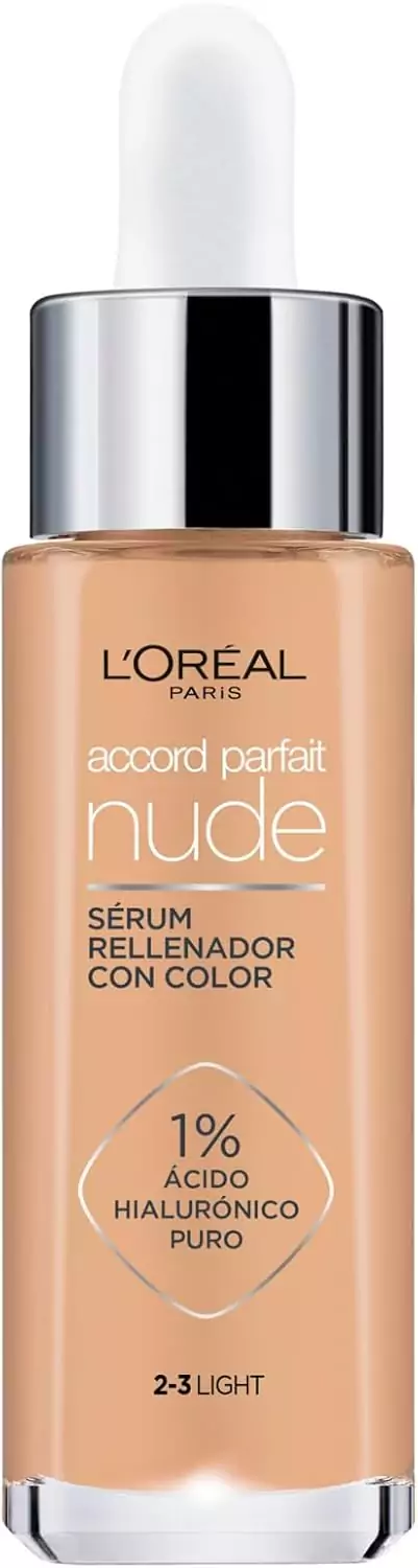 L'Oreal Paris Make-up Designer Maquillaje Sérum Con Color Accord Parfait, Color 2-3 Light, L'Oreal Paris Make-up Designer Maquillaje Sérum Con Color Accord Parfait, Color 2-3 Light,