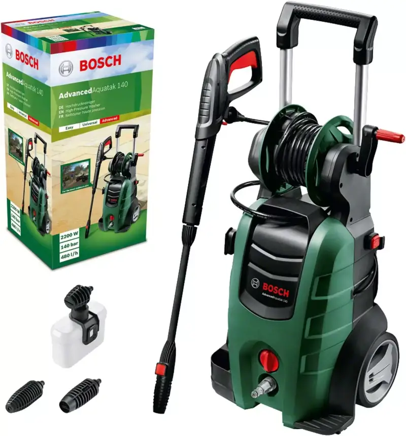 Hidrolimpiadora Bosch AdvancedAquatak 140 - 2100 W, Verde Hidrolimpiadora Bosch AdvancedAquatak 140 - 2100 W, Verde