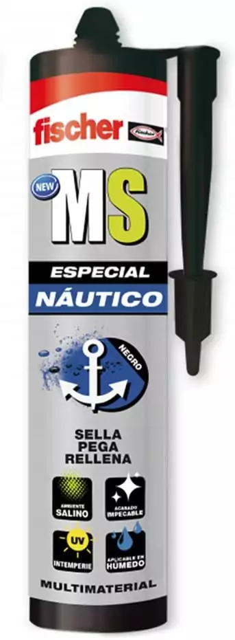Sellante polímero silicona negra para náutica: 290ml. Sellante polímero silicona negra para náutica: 290ml.