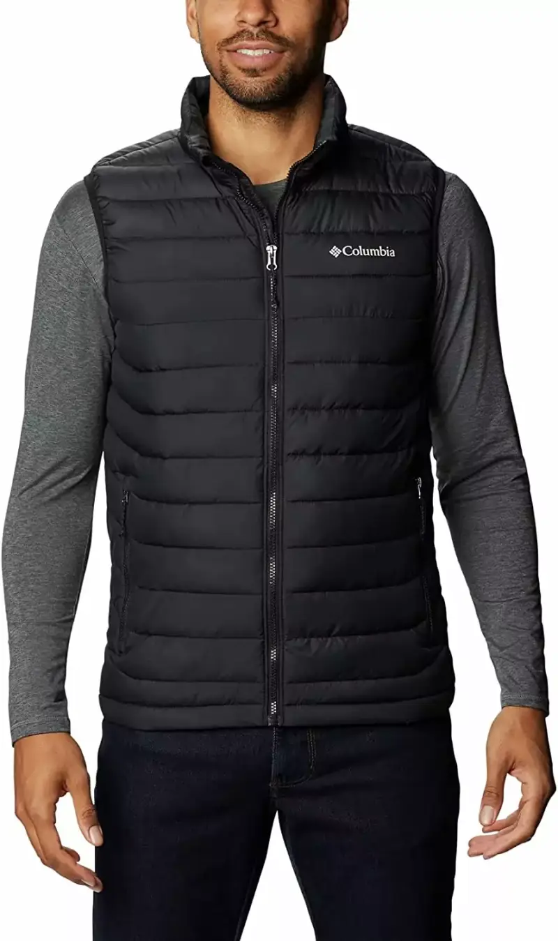 "Chaleco Acolchado Columbia Powder Lite para Hombres" "Chaleco Acolchado Columbia Powder Lite para Hombres"