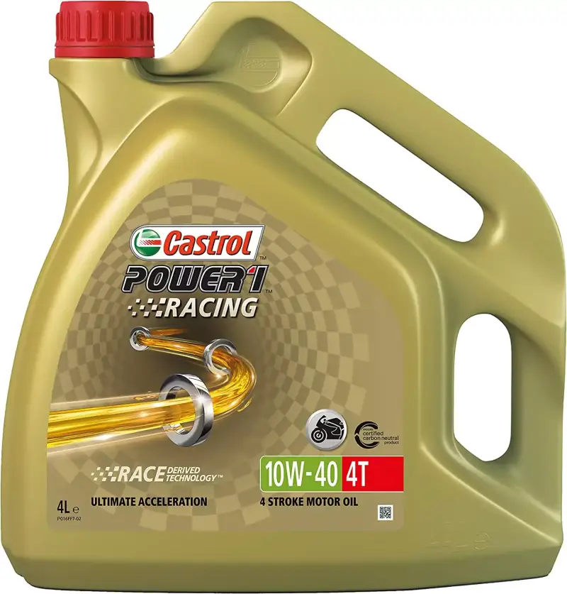 Aceite de Moto Castrol POWER1 Racing 4T 10W-40 4L Aceite de Moto Castrol POWER1 Racing 4T 10W-40 4L