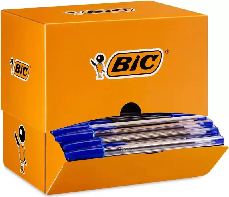 150 Bolígrafos BIC Cristal Original punta media (1.0 mm) Azul 150 Bolígrafos BIC Cristal Original punta media (1.0 mm) Azul