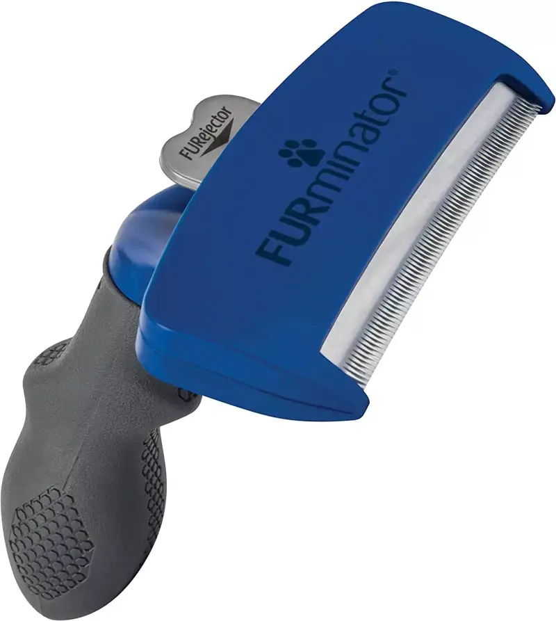 FURminator deShedding Tool talla L para perros grandes de pelo largo, Diseño mejorado para eliminar pelo suelto. FURminator deShedding Tool talla L para perros grandes de pelo largo, Diseño mejorado para eliminar pelo suelto.
